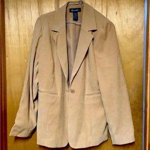 Denim & Co. Medium Blazer. Gold